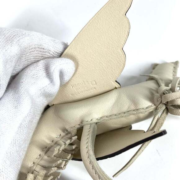 HERMES Rodeo Pegasus Touch MM Bag Charm, Horse Anjo Miro, Men's/Women's, Cre ... - Picture 10 of 12